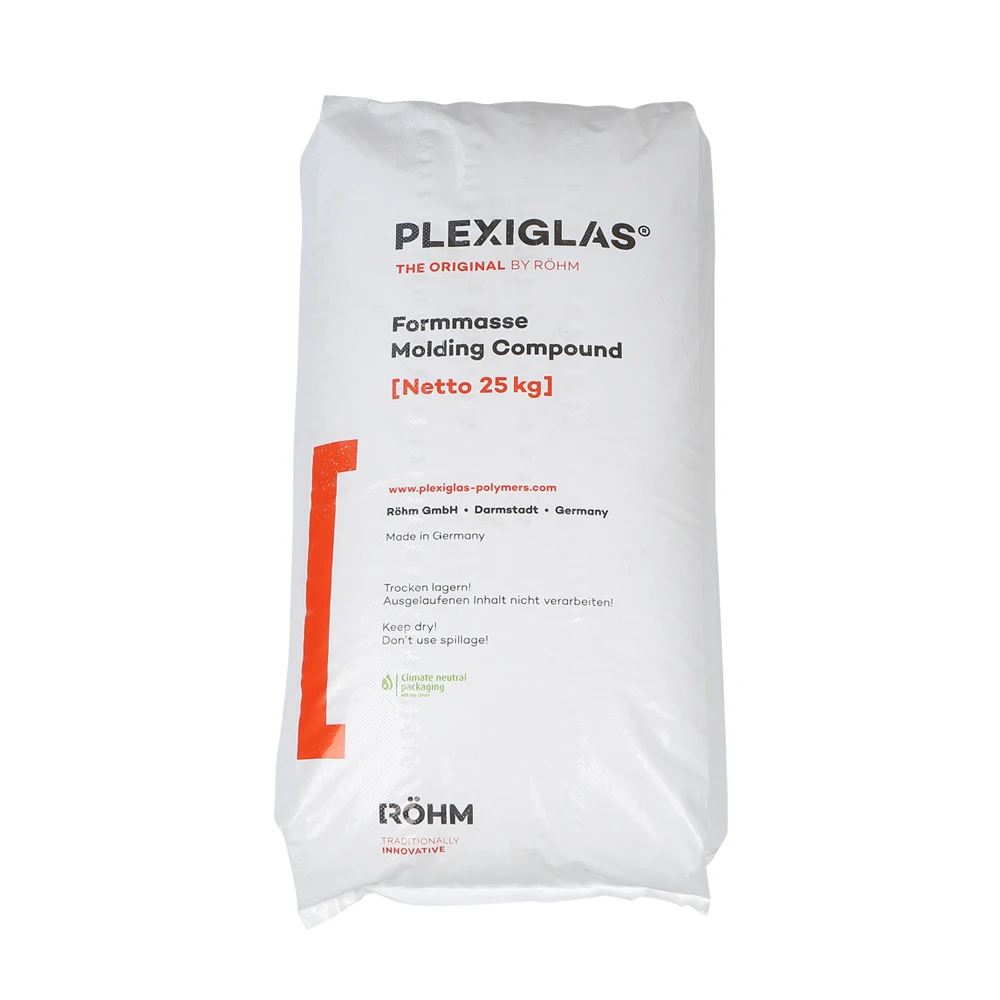 Цельнолитые и переработанные инъекционные высокоударопрочные PMMA Пластиковые Сырье ZK5BR клей