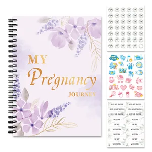 Factory Stock Cross-Border MY Pregnancy Journey A6 Hardcover Paper Cover Diary Documenting Your New Mother Experience