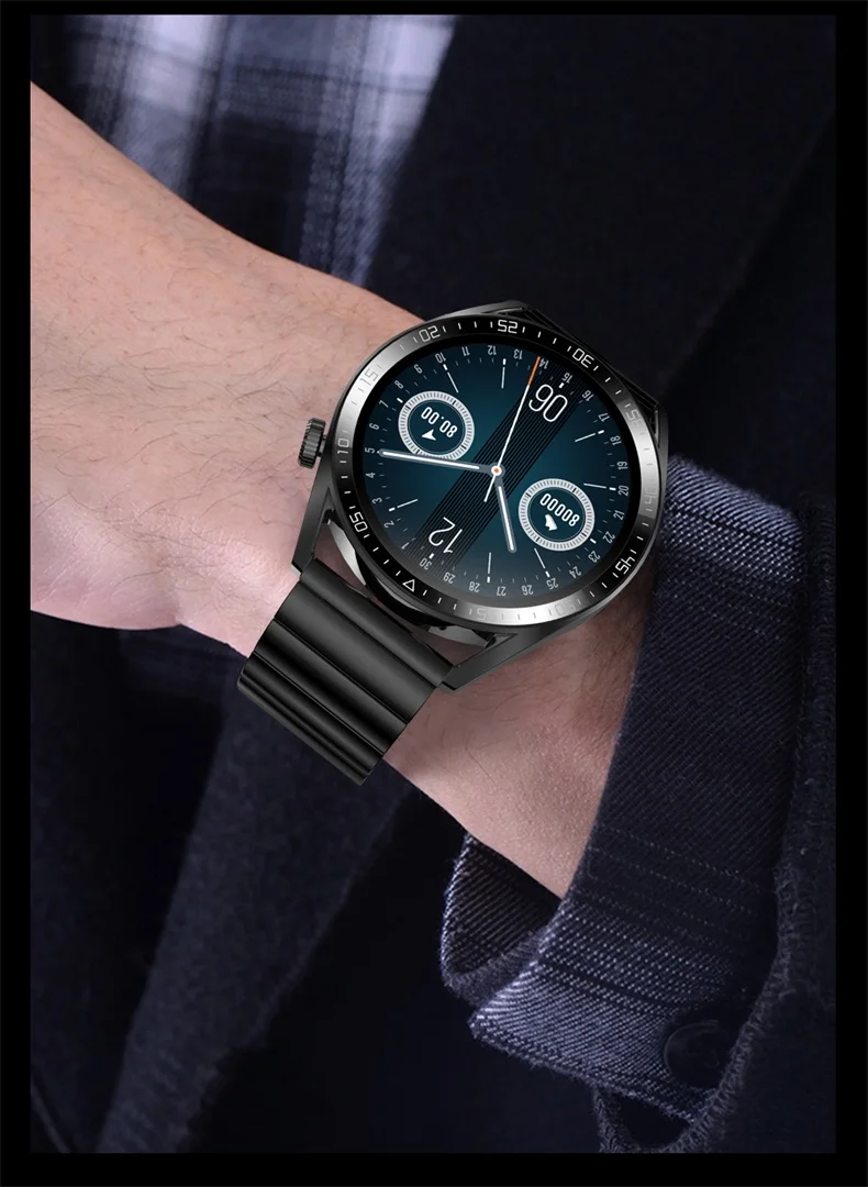 1.36 Inch IPS 390*390 Round Smart Watch for Men IP67 Waterproof BT Call Fitness Tracker 8762DT Dafit App AK03 Pro Smart Watch (20).jpg