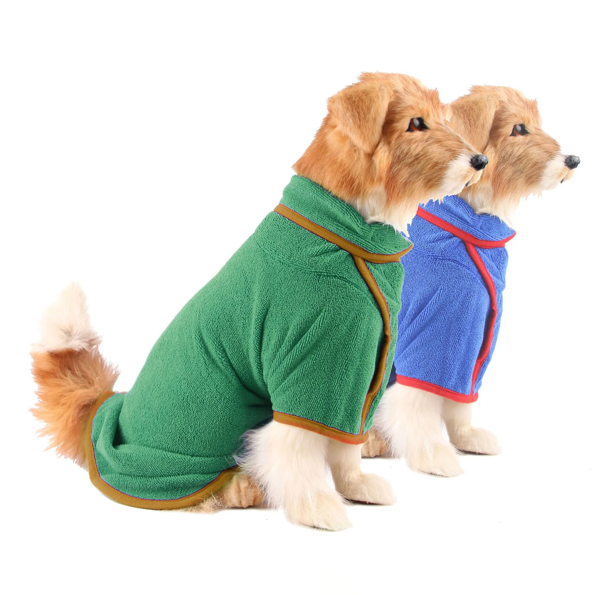 Dog Drying Coat Bathrobe Towel Dry Fast Dog Bag Microfibre Pet Dog Cat