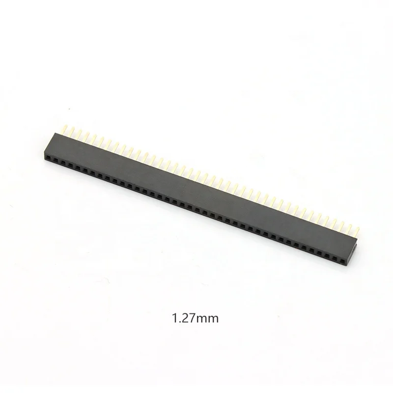 Lot De 30 Connecteurs Header 1x40 Broches - Broches Rondes, Femelle, Neuf
