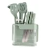 Green silicone kitchenware set of 17