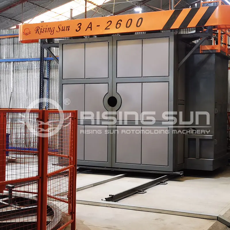 Plastic Cooler Making Machine Shuttle Rotomolding Machine 3A-3500