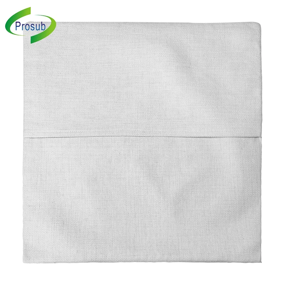 Prosub 16*16in White Sublimation Pillow Case Blanks With Pocket Book