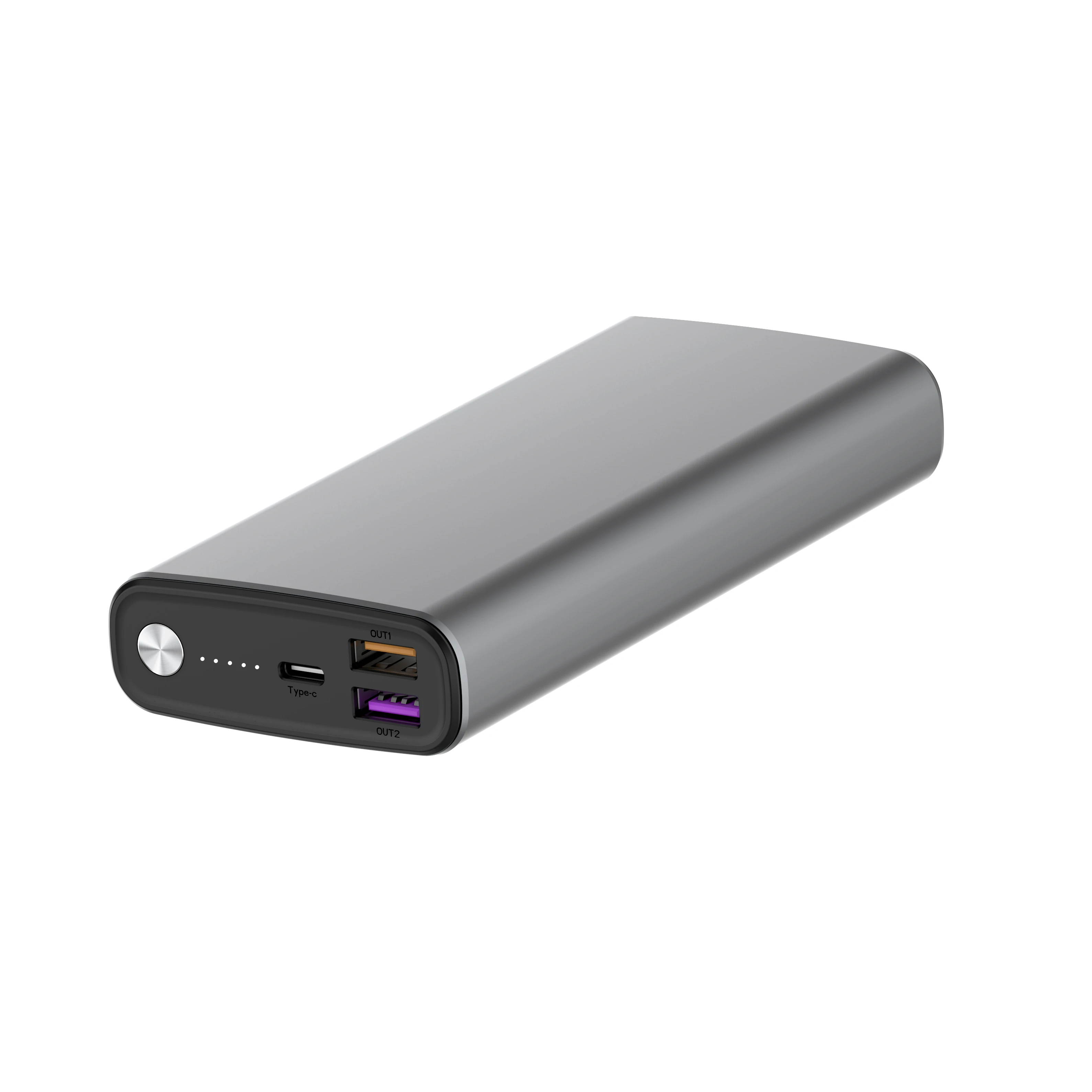 PD65W 20000mAh Multifunctional Power Banks T105 Aluminium Alloy Portable Fast Charging Mobile Charger Power Bank