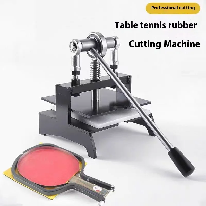Professional Manual Table Tennis Anti-Rubber Cutting Machine with Equipment and Cutting Tools for Cutting Rubber
