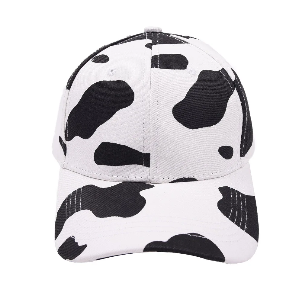 cow print baseball hat