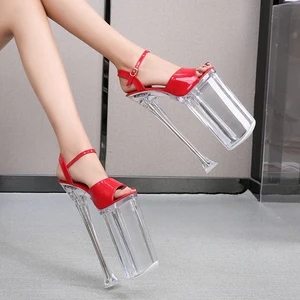 26cm Pole Dance Shoes Women's Sandals Party Shoes Female Stripper High Heels Party Club Women Heels Pole Climbing Shoes