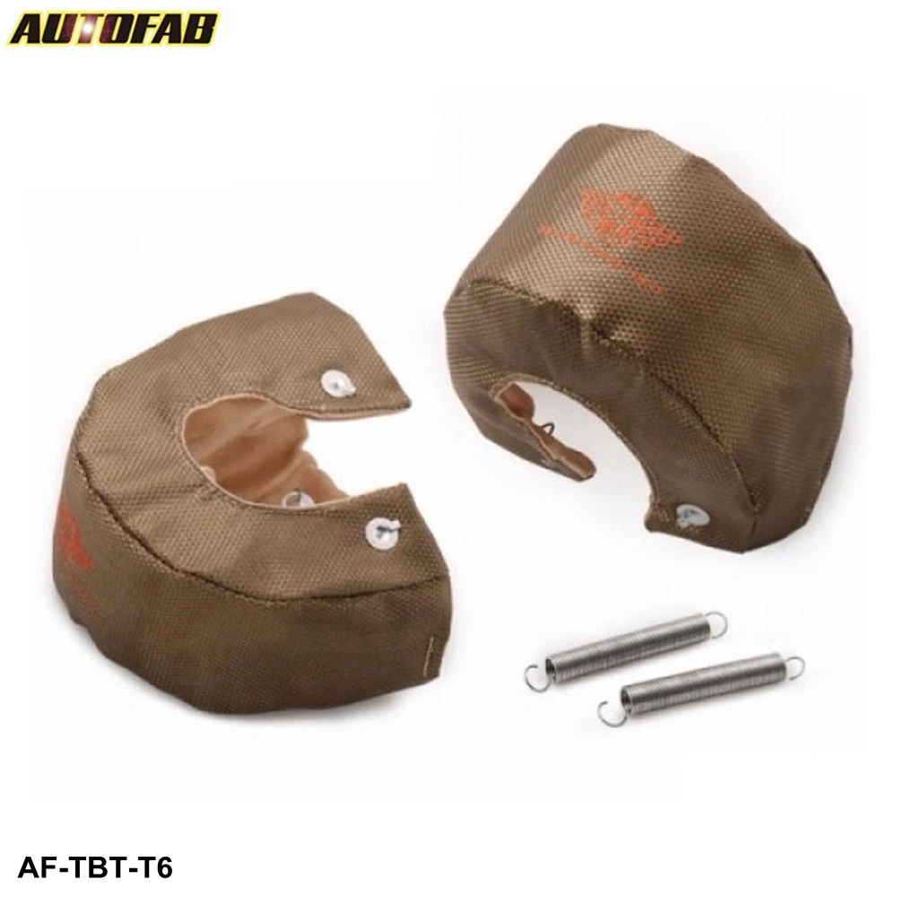 Autofab Titanium T6 Turbo Charger Cover Turbo Blanket Heat Shield Cover