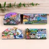 Wooden refrigerator magnets