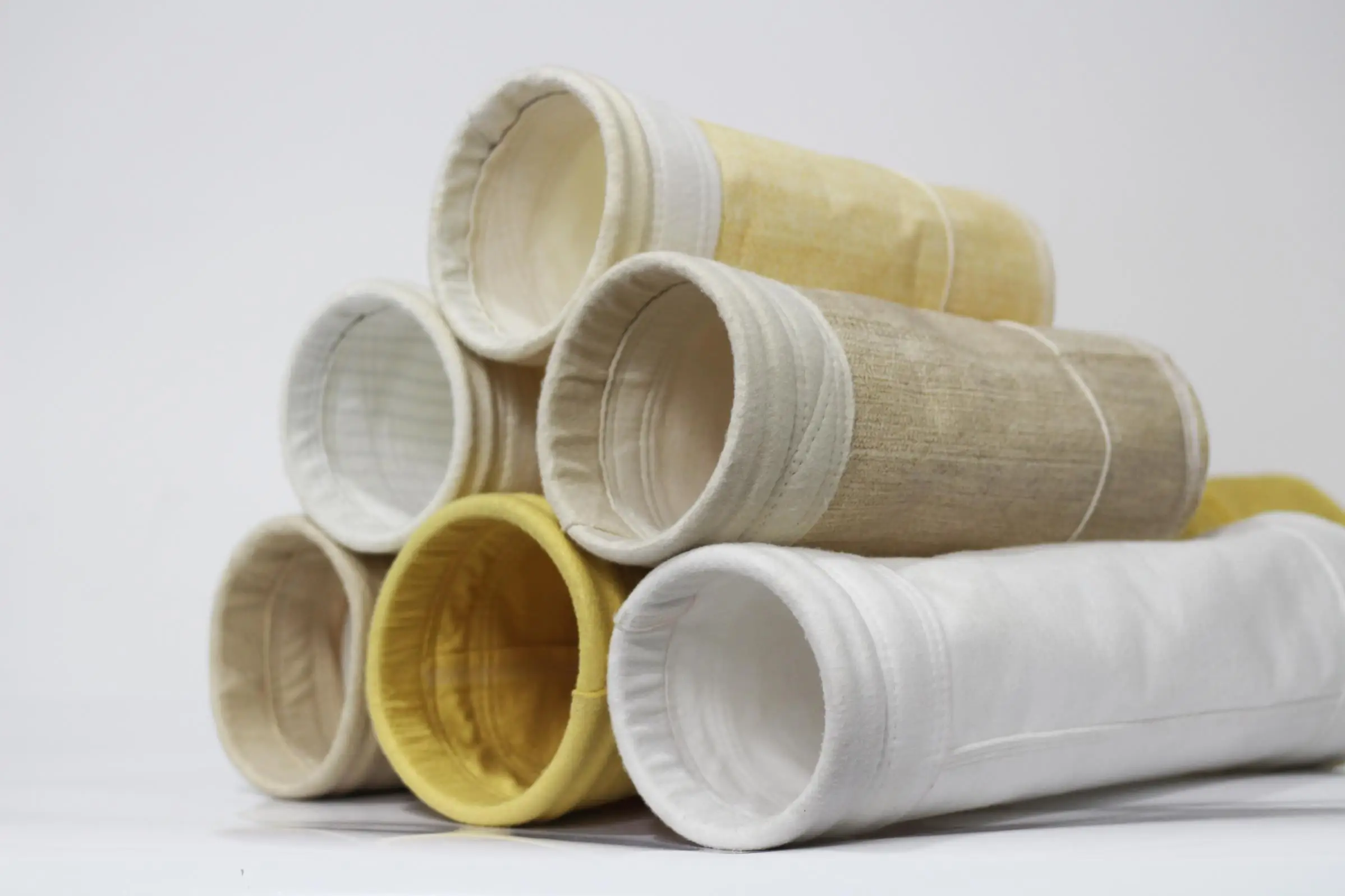 Sff Nonwoven Polyester Nomex Pp P84 Ptfe Fiberglass Filter Sleeves For