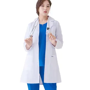 Doctor Coat Nurse Hospital Uniforms Medical Dental Lab Coats New Designs White Lab Coats