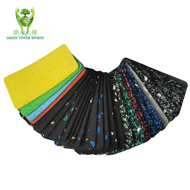 Durable Recycled EPDM Rubber Gym Flooring Tiles OEM Available