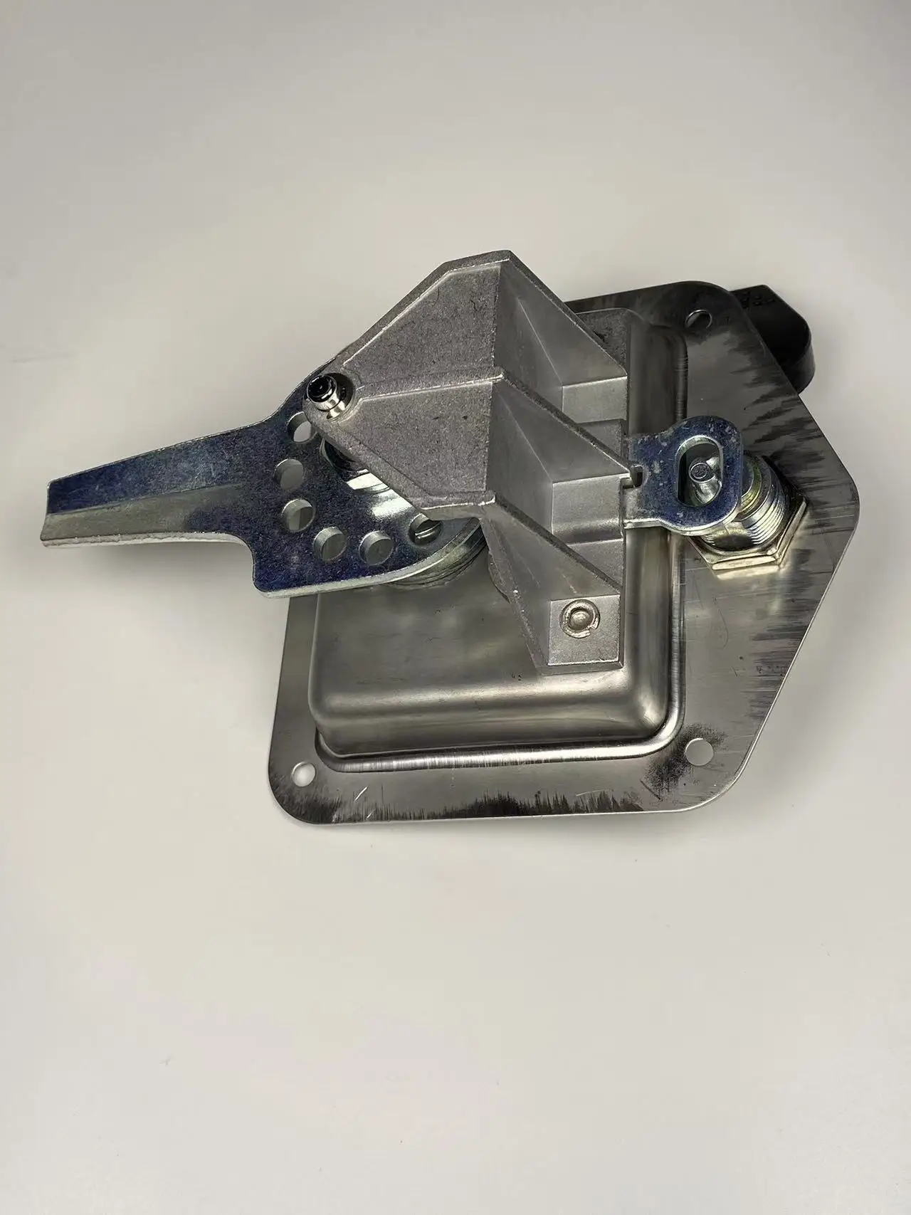 Standard Zinc T-Compression Handle Toolbox Paddle Latch Locks Stainless Steel with Galvanized Finish