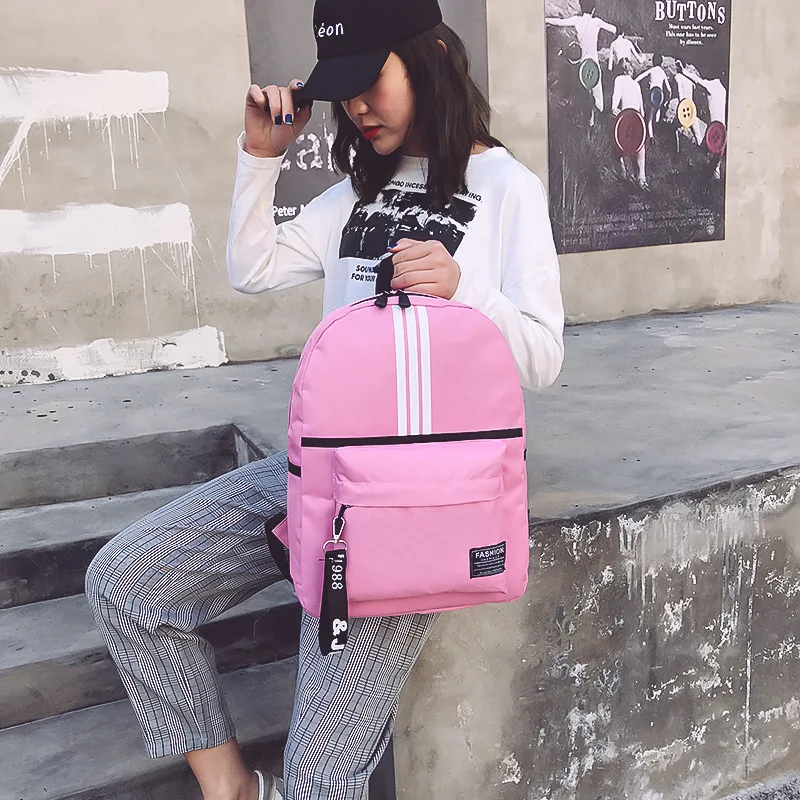 Wholesale Fashion Designer Back Pack Hot Pink Girls Student School Bags