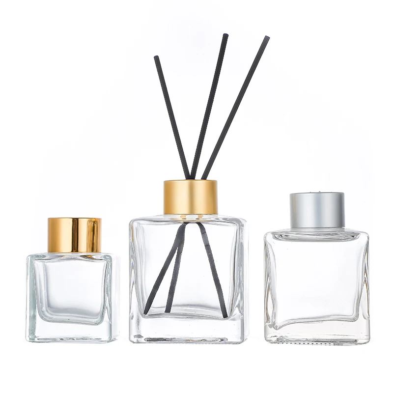 Individuelle Private Label 50ml 100ml 300ml luxuriöse Aromaöl-Rohr-Diffusor-Glasflasche