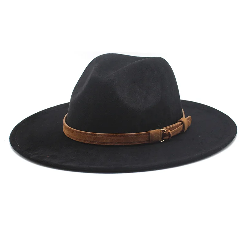 TOPMAN Black Faux Suede Puritan Hat  Mens wide brim hat, Hats for men,  Faux suede