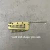 Gold sharper pin