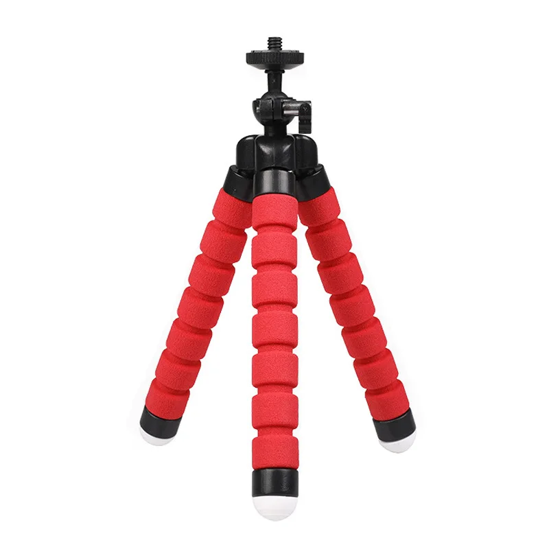 Mini Multifunctional Lazy Tripod Mobile Phone Stand Deformation Triangle Sponge Octopus Holder Compatible with iPhone