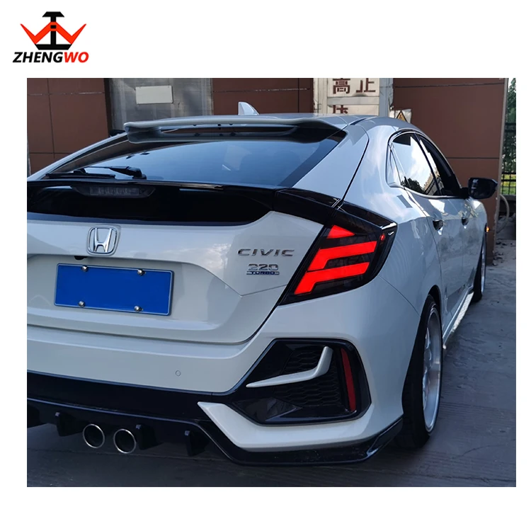 Zhengwo Factory Supply  LED Tail Light for Hondas Civics Hatchback Turn Yellow Light