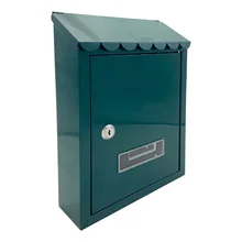 security wall mount metal outdoor decorative parcel drop mailbox custom design