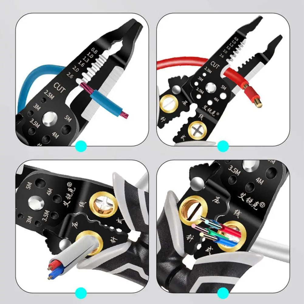 Electrician's Choice Copper Wire Stripper & Splitting Tool with Clamping Feature for Electrical Equipment