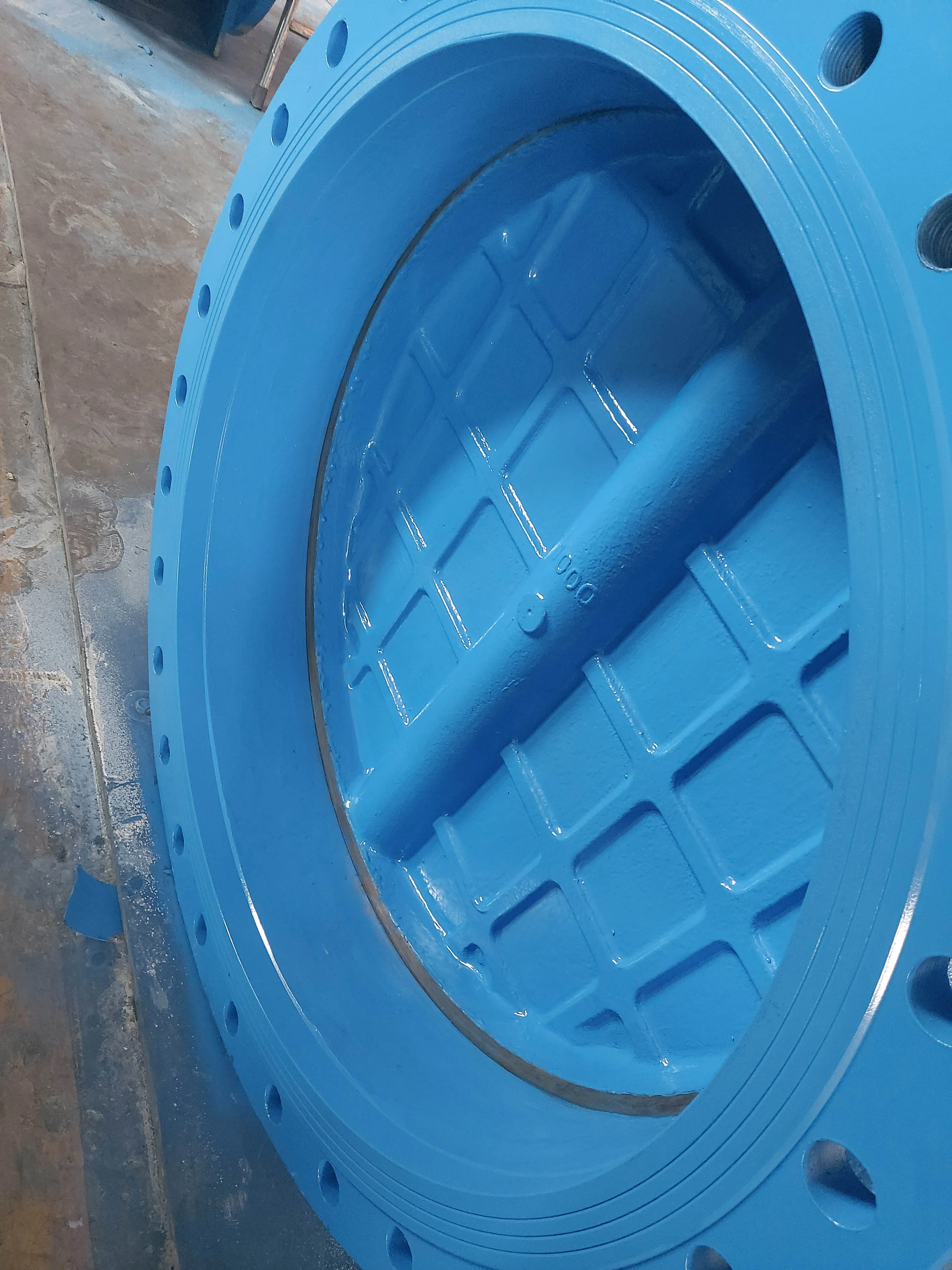 DN1000 Hard Seal Gate Valve with Gearbox Ductile Iron Body Standard DIN F4 Pressure PN10 PN16