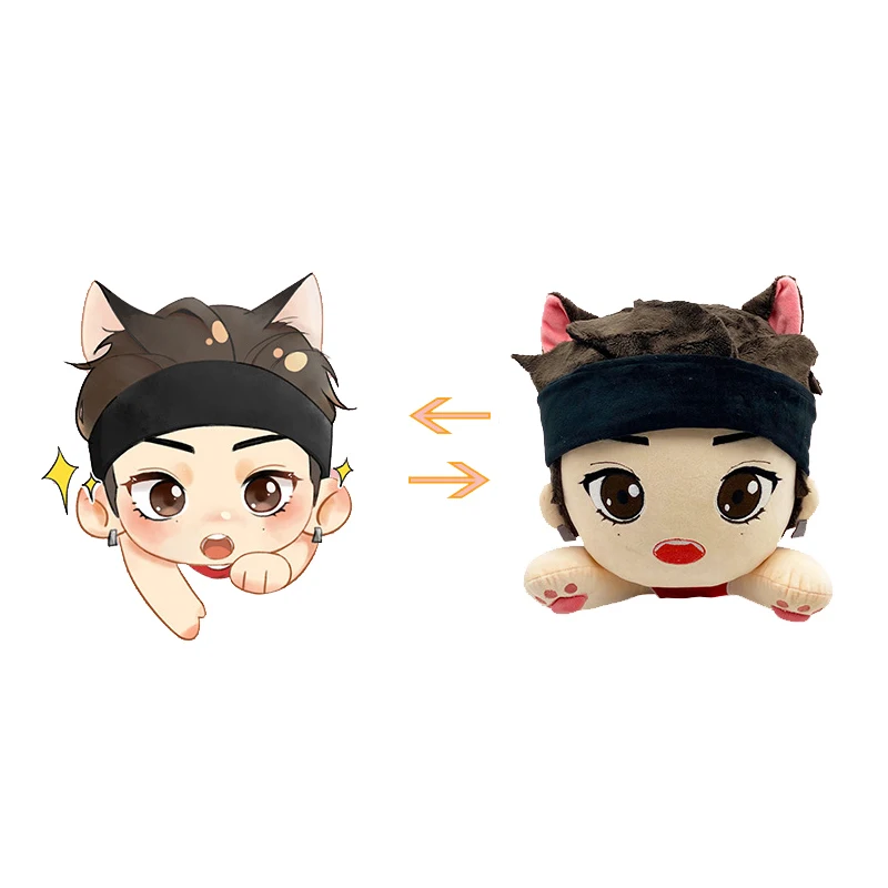 Free Sample New Design Custom Plushie Kpop Doll Soft Toy Custom Plush Toy Stuffed Animals Plush Made Plush Doll Stand up Doll
