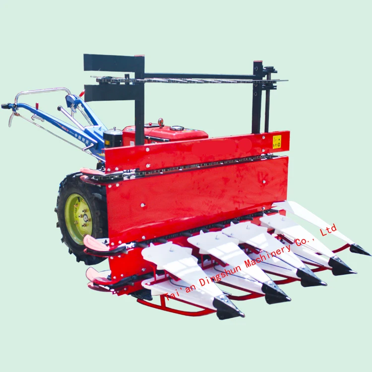 Rice and Corn Silage Harvester Mini Soybean Grass Seed Cumin Sesame Cutting Harvesting Machine Hand Tractor Chili  Harvester