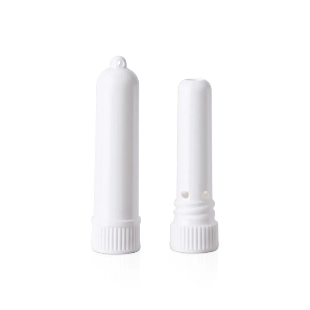 New Style Keyhole Cosmetic Packaging Blank PP Nasal Inhaler Tube with Wick for Perfume and Medicated Oil