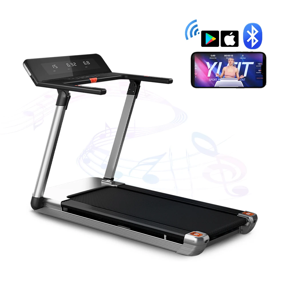 YPOO Wholesales Price Factory Price Electric Treadmill Running Machine  Foldable Under Desk Treadmill with YPOOFIT APP