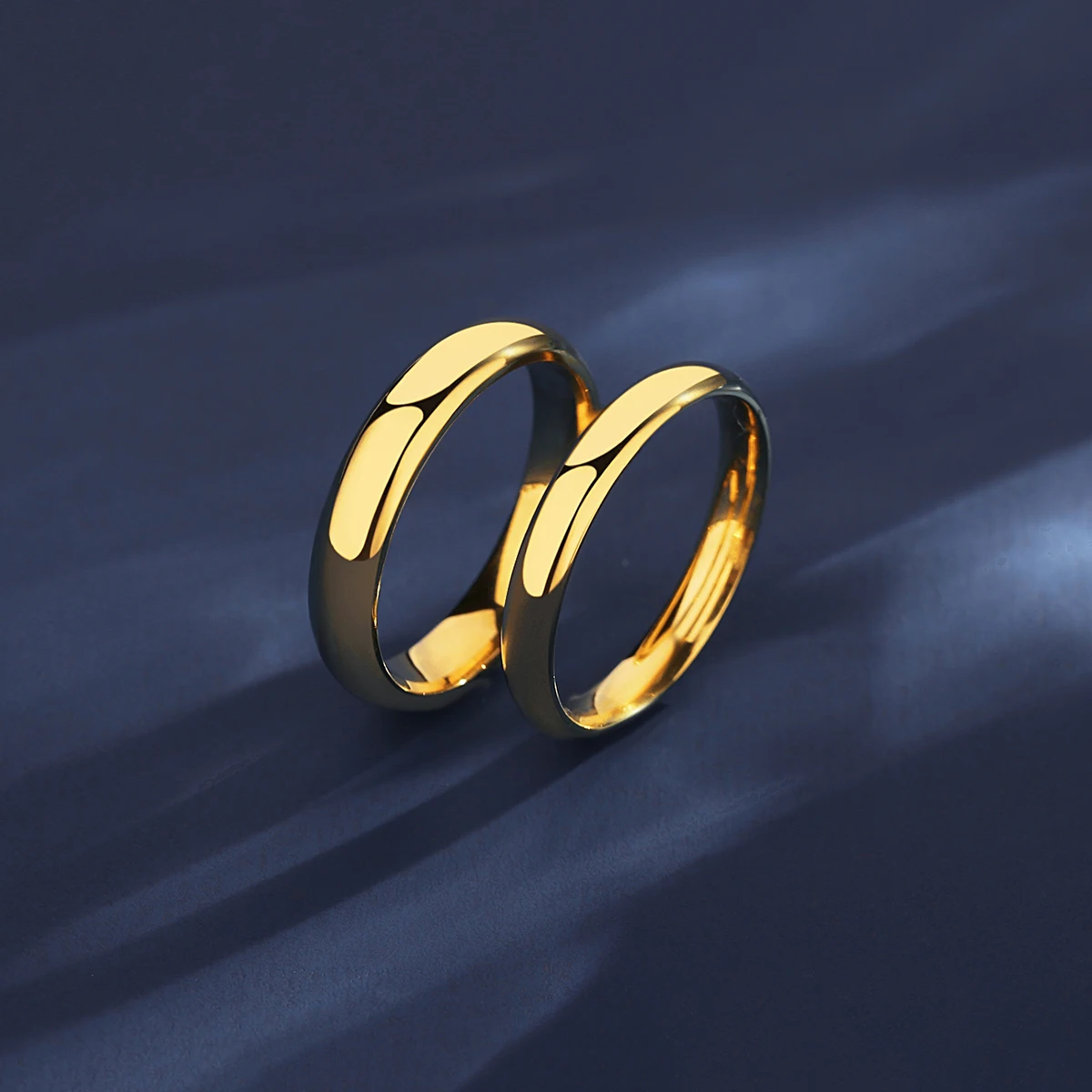 SP-LAM Stainless Steel Promise Rings Elegant Durable