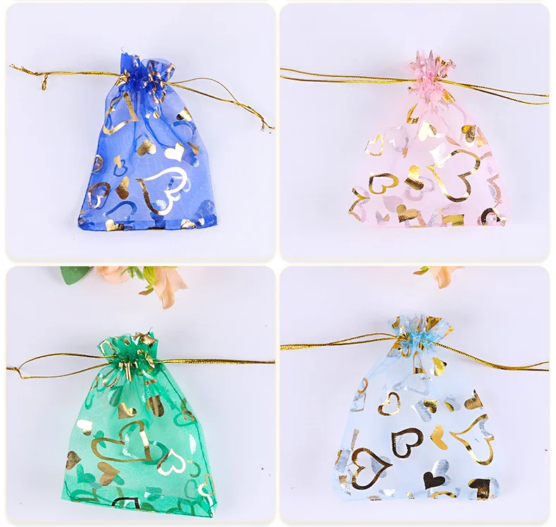 9cm-30cm Colorful Silk Organza Bag Gift Pouch Mesh Bags Custom Logo Drawstring Organza Bags for Jewelry Sugar Cosmetics Packing.jpg