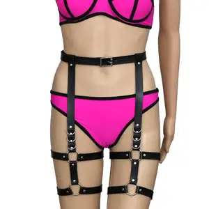 High Quality Women Sexy Harness Colorful PU Belt