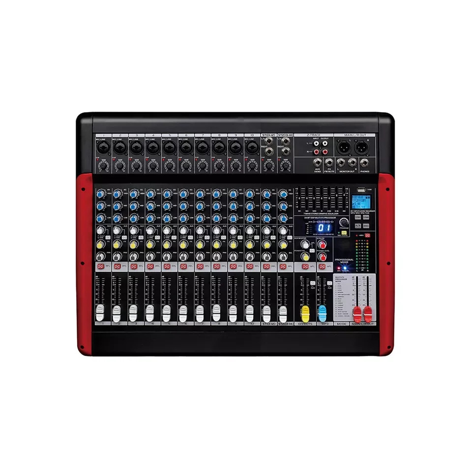 Professional Mixer 18 Channel Audio Mixing Console With 7 Band Graphic EQ