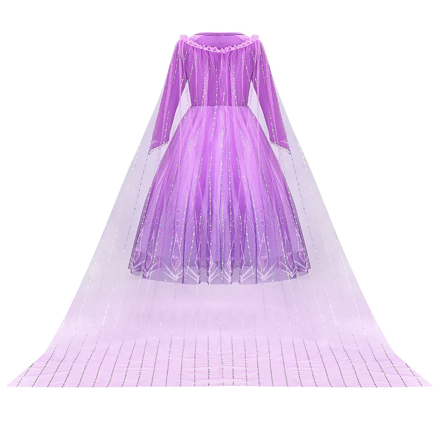 Elsa Purple Princess Skirt - Queen Anna Dress Frozen Elsa Purple Princess Skirt - Queen Anna Dress Frozen