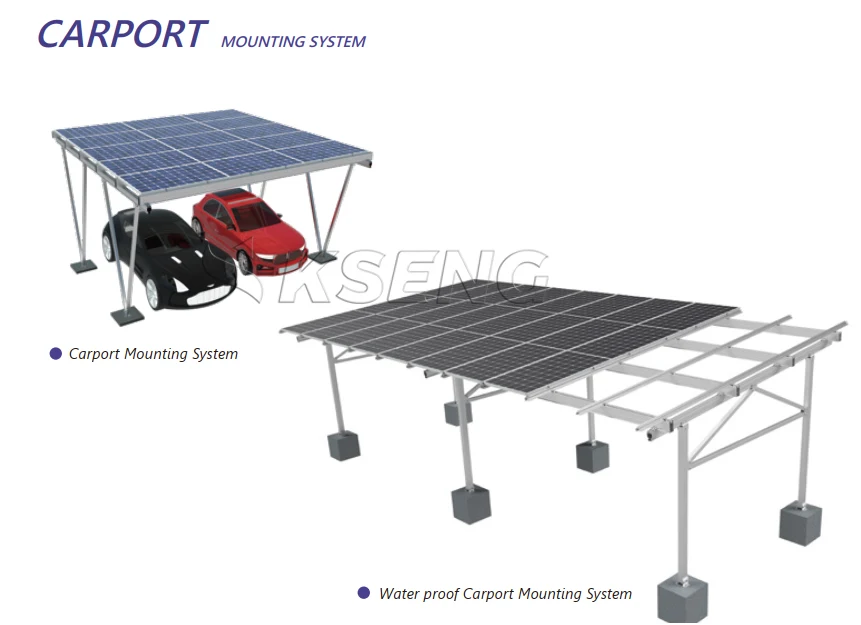 Modern Design Home Carport Solar Panel Mounting System Aluminum ...