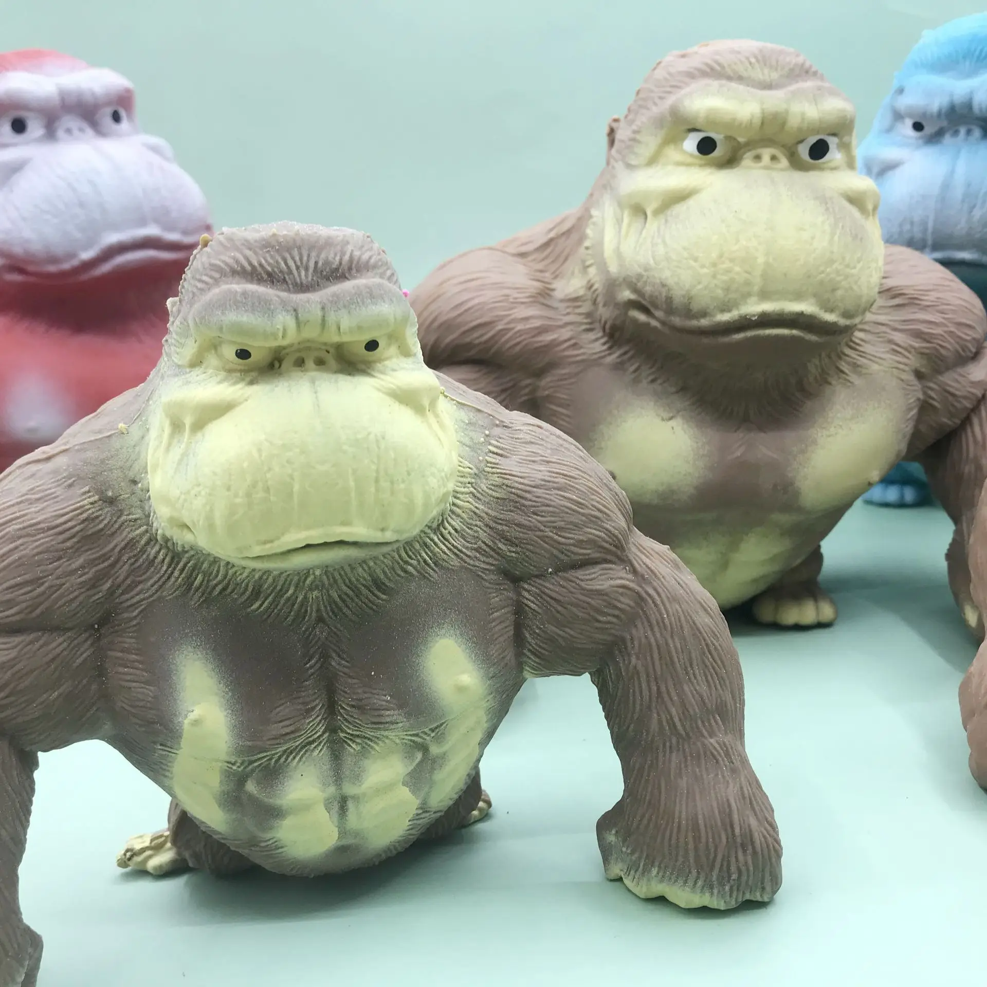 Trending 2022 Gorilla Fidget Toy Latex Monkey Gorilla Figure Twisting