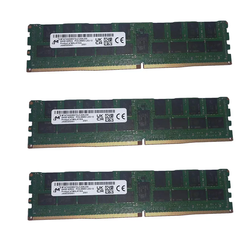 Good Price Original Micron 4dr*4 64gb Pc4 Server Ddr4 Ram 2666v Mhz Ecc ...