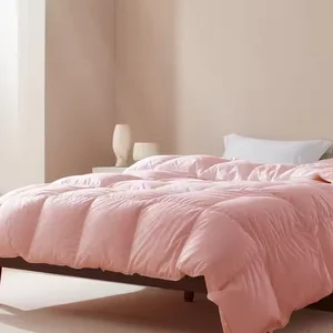 Wholesale Hotel High Quality White 230gsm Down Alternative 100% Cotton Comforter Bed Duvet Quilt