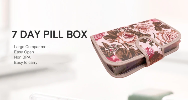 Simple and Easy to Open Wallet Leather Medicine case Can Be Customized ...
