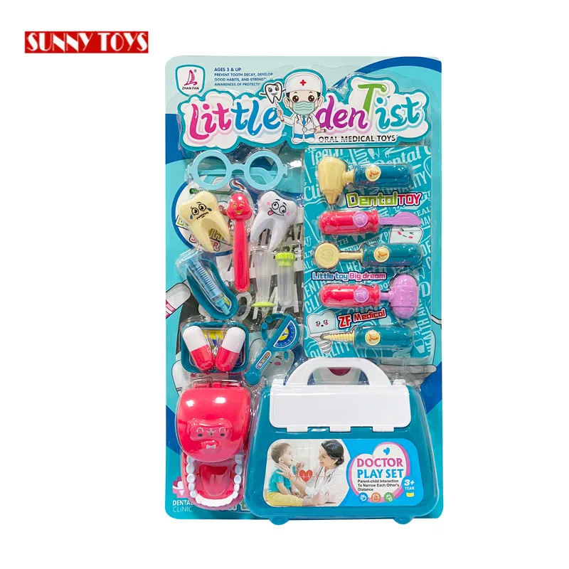 Детский Дошкольный образовательный медицинский набор докторская игрушка ролевая игра для