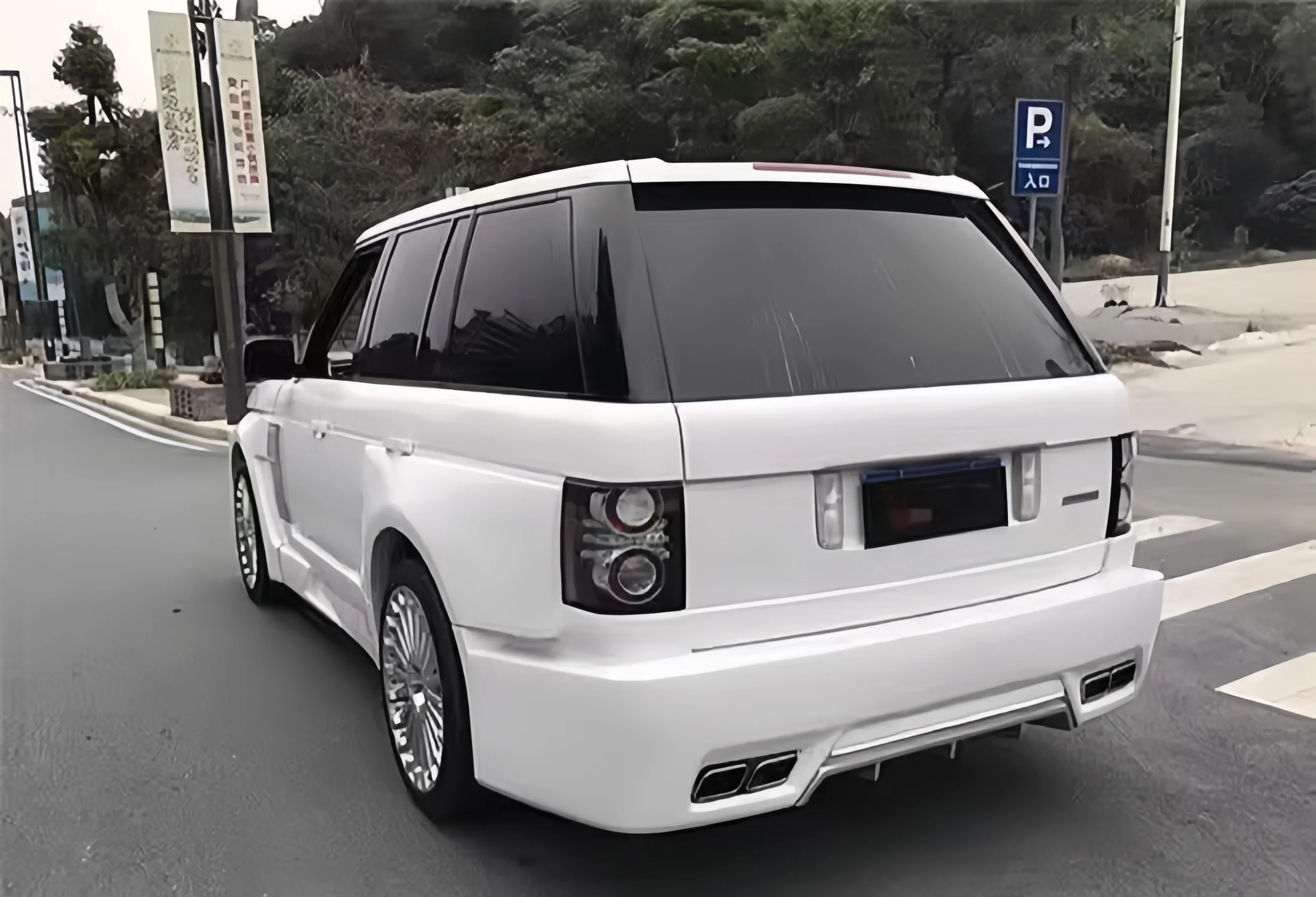 For the 2002-2015 Range Rover L322 Modified Haman Wide Body Body ...