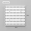 Tablero perforado grande, blanco, 28*28 cm
