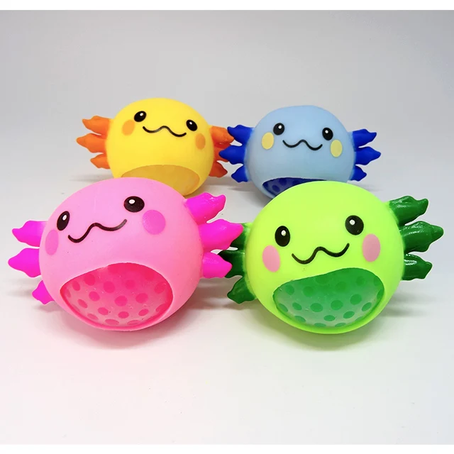 Children Cute Water Beads Ball Soft Kawaii Salamander Stress Relief