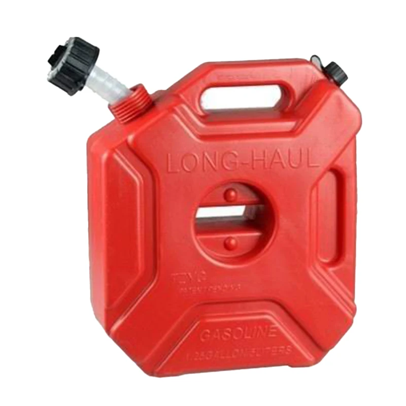 Off-Road Motorcycle HDPE Petrol Oil Jerry Cans 5L with Mount Bracket Plastic Exterior Accessories