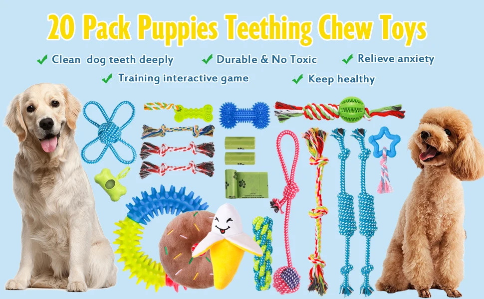 Flossy Chews Colorful Rope Tug Premium Cotton Poly Tug Toy For Dogs ...