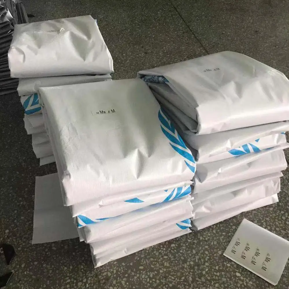 PE Tarpaulin with UNHCR Logo OEM Tarpaulin