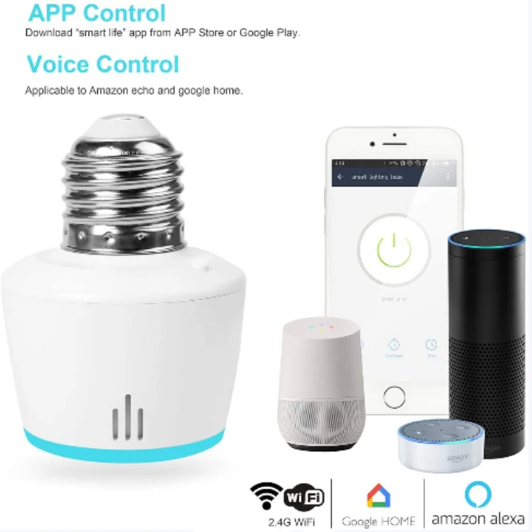 Smart Wifi E27/E26 Light Socket Intelligent Home Control