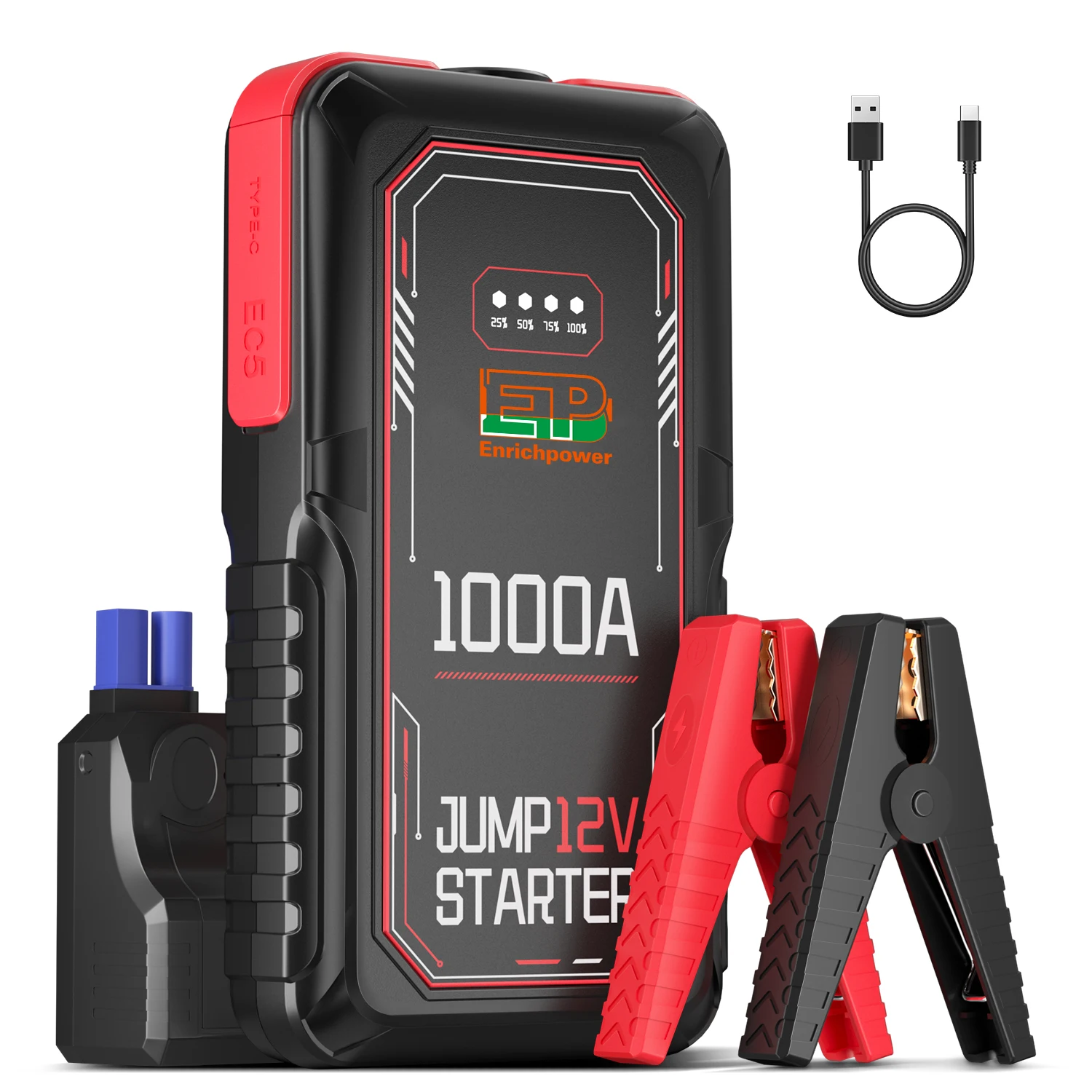 Factory New Item Jump Starter 2000a Vehicle Emergency Tool Portable 12v ...